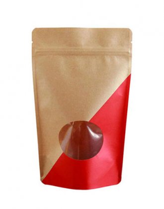 8oz pet dog food bags digital printing kraft paper stand up pouches(d)