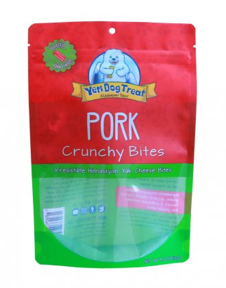 pet food packaging matte foil layer digital printing stand up pouch with window zipper (d)