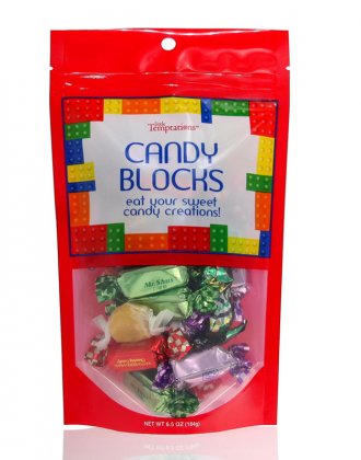 Stand up bag with clear window 8oz candy bags (a)